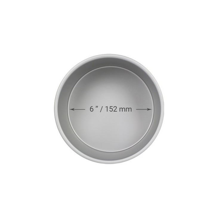 PME Runde Kuchenform 15x10 cm – Extra tiefe Aluminium Backform