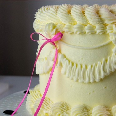 PME Ribbon Bow Cake Toppers Pink – 8 Satin Bows for Cakes & Cupcakes