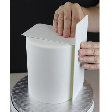 PME Plain Edge Side Scraper 20cm – Cake Edge Smoother for Buttercream, Ganache & Fondant