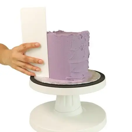 PME Plain Edge Side Scraper 20cm – Cake Edge Smoother for Buttercream, Ganache & Fondant