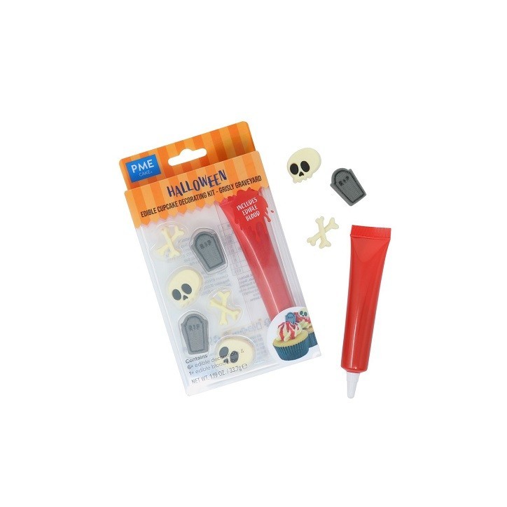 PME Halloween Cupcake Decorating Kit Grisly Graveyard – Cupcake Deko Set