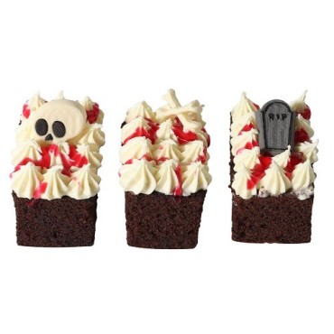 PME Halloween Cupcake Decorating Kit Grisly Graveyard – Cupcake Deko Set