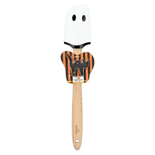 Birkmann Halloween Scraper Ghost with Cat Cookie Cutter