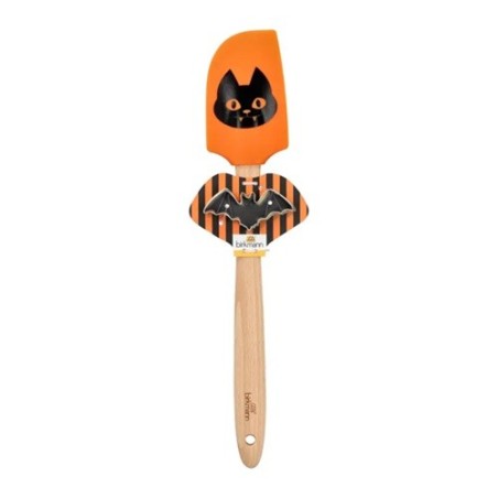 Birkmann Halloween Cat Spatula with Bat Cookie Cutter