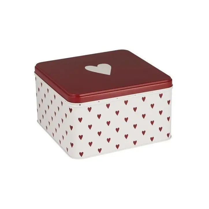 IB Laursen Gebäckdose mit Herzen 17,7 cm – Keksdose im skandinavischen Design IB Laursen Gebäckdose mit Herzen 17,7 cm – Keksdose im skandinavischen Design