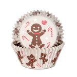 House of Marie Cupcake Förmchen Lebkuchenmann, 48 Stk
