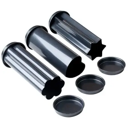 Birkmann Party Bread Baking Moulds 3 pcs – Baking Tubes for Creative Mini Breads