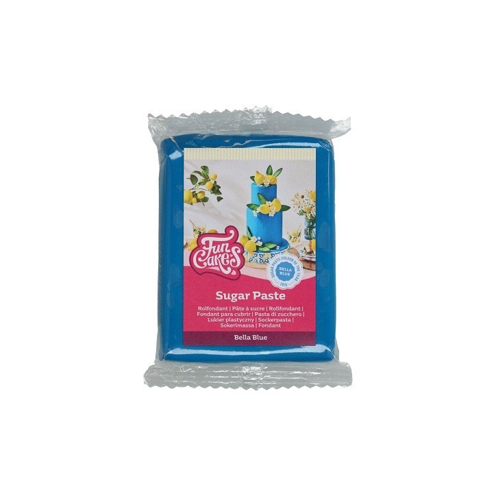 FunCakes Sugar Paste Bella Blue 250 g – Colour of the Year 2026