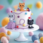Katy Sue Designs Easy Stand Cat Silicone Mould