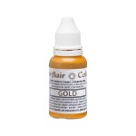 Sugarflair Colours Edible Droplet Paint Gold - Flüssige Lebensmittelfarbe Gold, 14ml