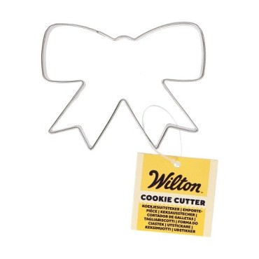 Wilton Bow Cookie Cutter 7.8 cm – Stainless Steel Cutter for Elegant Cookies