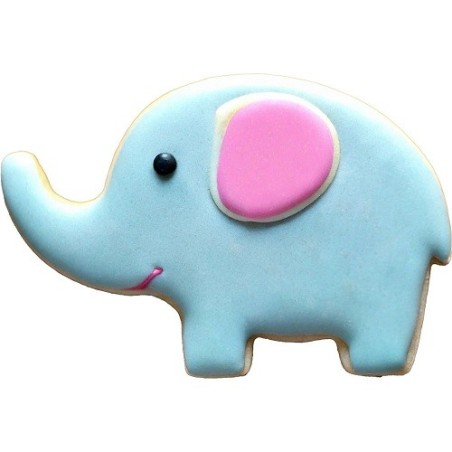 Wilton Elephant Cookie Cutter 7.4 cm – Stainless Steel Baby Shower & Safari Cutter