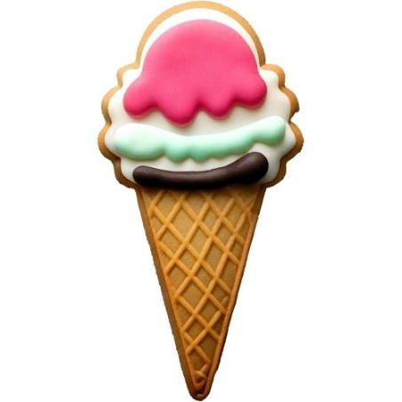 Wilton Ice Cream Cookie Cutter 9cm – Stainless Steel Summer Cookie Cutter 🍦