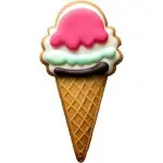 Wilton Ice Cream Ausstecher, 8.8x4.8cm