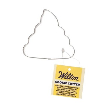 Wilton Poop Emoji Cookie Cutter 6.5cm 💩 Funny Stainless Steel Cookie Cutter