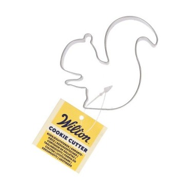 Wilton Squirrel Cookie Cutter 7cm 🐿️ Stainless Steel Autumn & Woodland Party Cutter