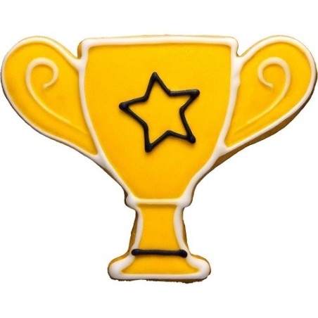 Wilton Trophy Cookie Cutter 5cm 🏆 Stainless Steel Cup Cutter for Sports & Parties