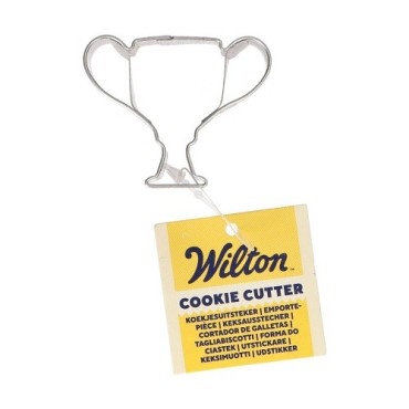 Wilton Trophy Cookie Cutter 5cm 🏆 Stainless Steel Cup Cutter for Sports & Parties
