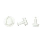 Wilton Tannenbaum Ausstecher Set mit Auswerfer, 3 Stück
