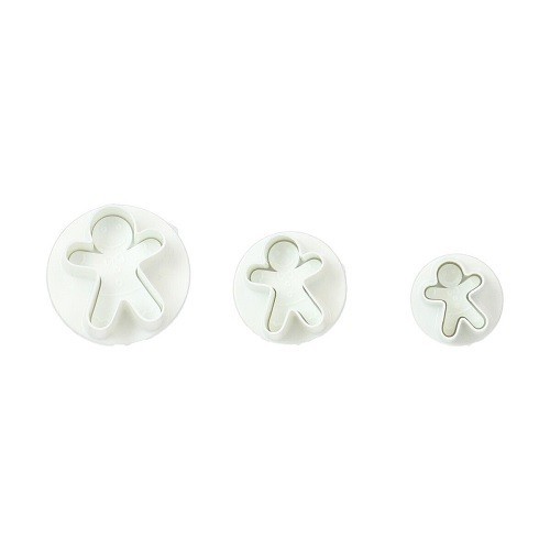 Wilton Gingerman Plunger Cutter Set, 3 pcs