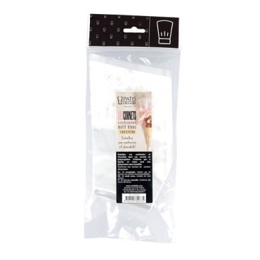 White Cone Bags - Favour Bags - Conical Bags - Clear Cone Favour Bags