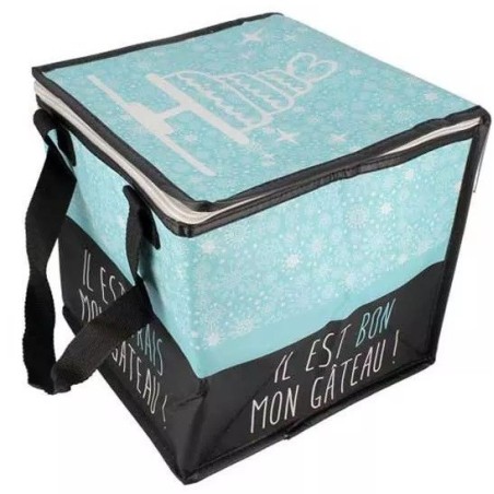 Patisdécor Kühltasche für Torten 25x25x26 cm – Isotherme Tortentragetasche