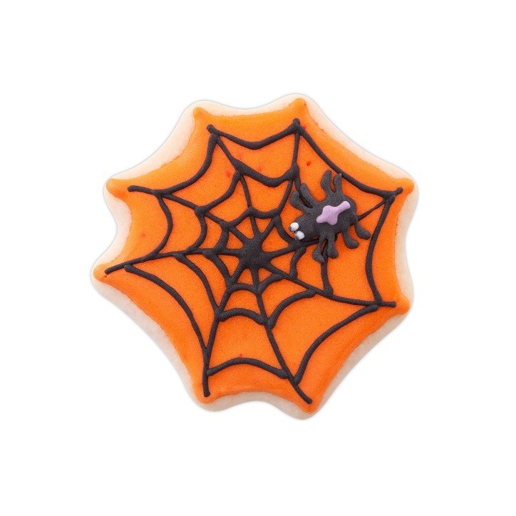 Städter Halloween Spinnennetz Ausstecher – 3D Präge-Ausstecher mit Auswerfer, 7 cm