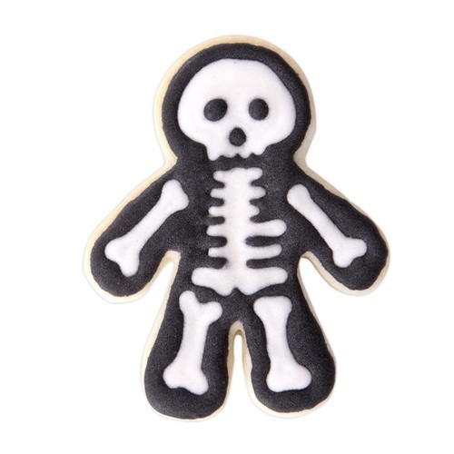 Städter Skeleton Cookie Cutter with Ejector 7cm