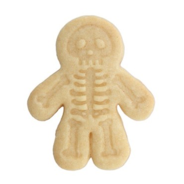 Städter Halloween Skeleton Cookie Cutter – 3D Embosser with Ejector