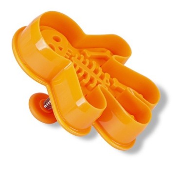 Städter Halloween Skeleton Cookie Cutter – 3D Embosser with Ejector