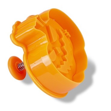 Städter Halloween Pumpkin Cookie Cutter – 3D Embosser with Ejector