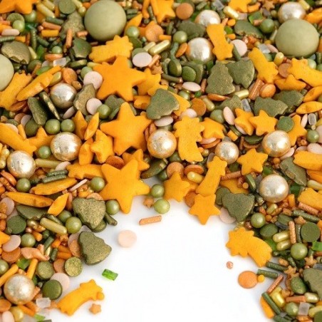 Super Streusel RentierRummel 90g – Weihnachts Streusel Mix mit Elchen & Schneeflocken