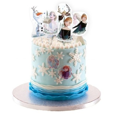 deKora Disney Frozen Cupcake Topper 16 Stück – Elsa, Anna & Olaf Tortendeko | Bakeria.ch
