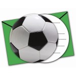 Procos Einladungskarten Fussball, 6 Stück Procos Einladungskarten Fussball, 6 Stück