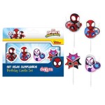 Dekora Marvel Spidey Candles, 4 pcs