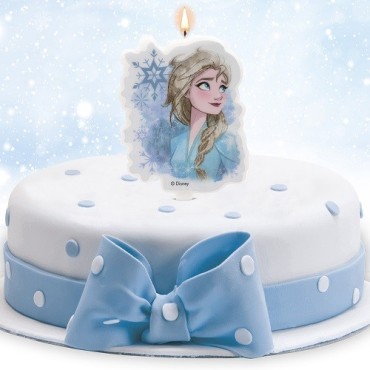 deKora Frozen Elsa Candle 7.5 cm – Disney Birthday Cake Candle | Bakeria.ch