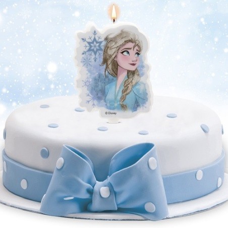 deKora Frozen Elsa Kuchenkerze 7.5 cm – Disney Geburtstagskerze für Kinder | Bakeria.ch