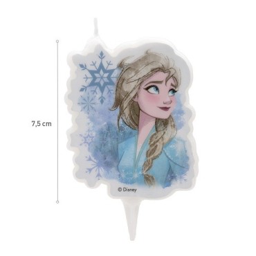deKora Frozen Elsa Kuchenkerze 7.5 cm – Disney Geburtstagskerze für Kinder | Bakeria.ch
