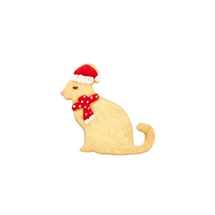 Birkmann Christmas Cat Cookie Cutter 6.5 cm – Stainless Steel Embossed Cutter | Bakeria.ch Birkmann Christmas Cat Cookie Cutter 6.5 cm – Stainless Steel Embossed Cutter | Bakeria.ch