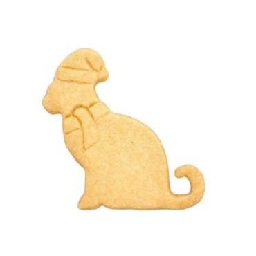 Birkmann Christmas Cat Cookie Cutter 6.5 cm – Stainless Steel Embossed Cutter | Bakeria.ch