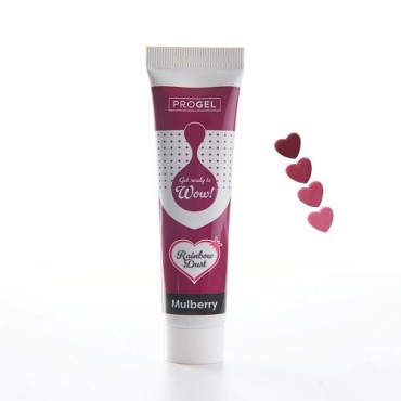 Rainbow Dust ProGel Food Colour Mulberry (formerly Wine Red) 25g | Bakeria.ch