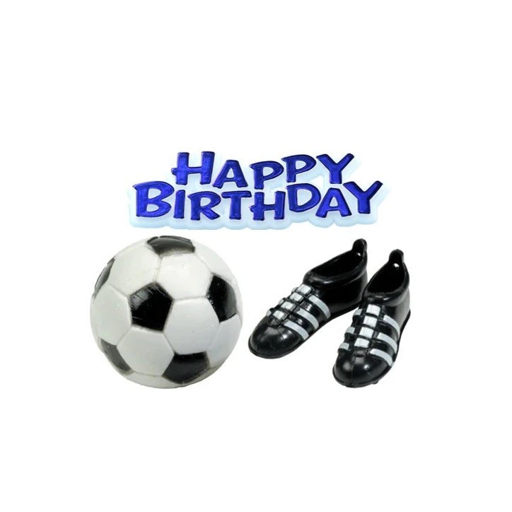 Anniversary House Fussball Tortendeko Set – Ball, Schuhe & Happy Birthday Schild | Bakeria.ch Anniversary House Fussball Tortendeko Set – Ball, Schuhe & Happy Birthday Schild | Bakeria.ch
