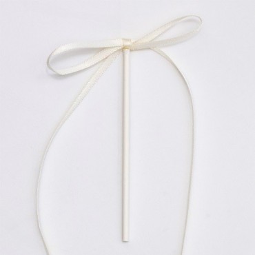 PME White Ribbon Cake Toppers 8 pcs – Elegant Decoration for Wedding & Vintage Cakes | Bakeria.ch