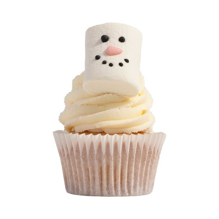 PME Marshmallow Snowmen – 12 Pack of Cute Fluffy Snowman Marshmallows (102 g)