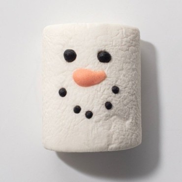 PME Marshmallow Snowmen – 12 Pack of Cute Fluffy Snowman Marshmallows (102 g)