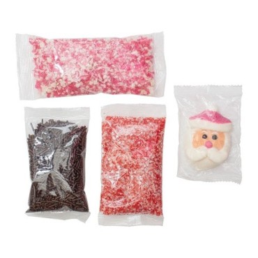 PME Hot Chocolate Puffy Santa Decorating Kit – Festive Cocoa Marshmallows & Sprinkles (260g)