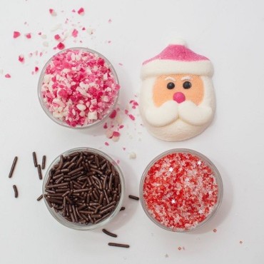 PME Hot Chocolate Puffy Santa Decorating Kit – Festive Cocoa Marshmallows & Sprinkles (260g)