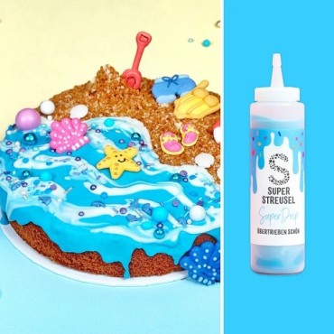 Super Streusel SuperDrip Blau 300 g | Kuchenglasur & Tortendeko | Bakeria.ch