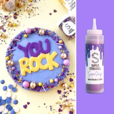 Super Streusel SuperDrip Lila 300 g | Kuchenglasur & Tortendeko | Bakeria.ch