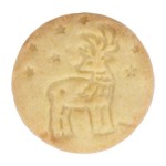 Städter Round Deer Cookie Cutter with ejector 7cm Städter Round Deer Cookie Cutter with ejector 7cm